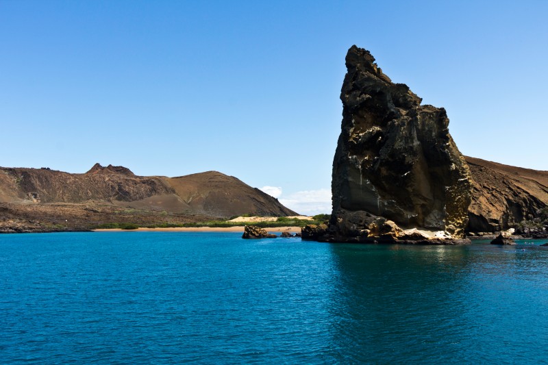 Pinnacle Rock, Isla Bartolomé, Galapagos Islands, Ecuador.