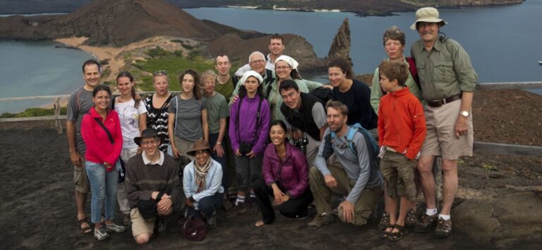 family enjoying Isabela on the Galapagos Islands